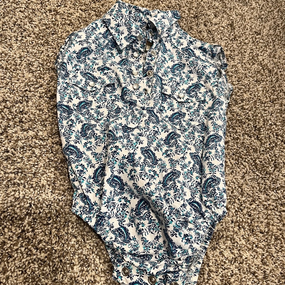 Western Baby Onsie Size 3-6 mos